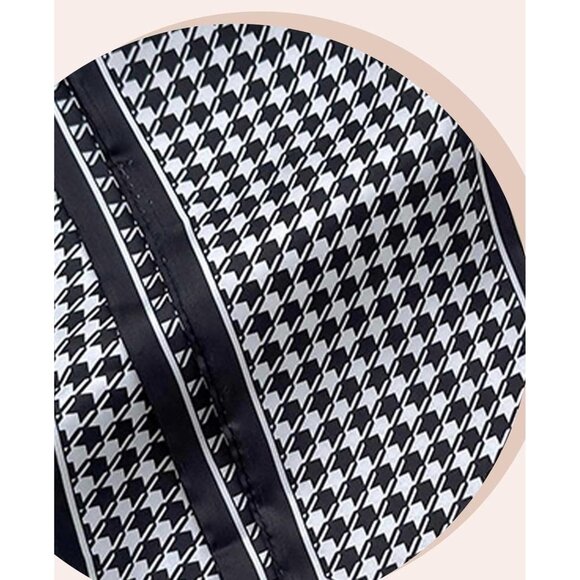 Women's Thousand Birds Fashion Oblique Angle Silk Neck Scarf Printed Scarves - Picture 5 of 7